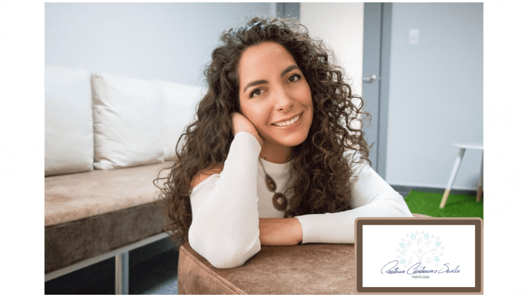 Walnut card tray with white powder coated steel divider and 3 punchout holes.